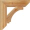 Ekena Millwork Imperial Slat Rough Sawn Bracket, Western Red Cedar, 4"W x 18"D x 18"H BKT04X18X18IMP06RWR - alternate 2
